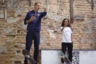 Laureus Sport for Good Skateboard Visit - 2020 Laureus World Sports Awards - Berlin